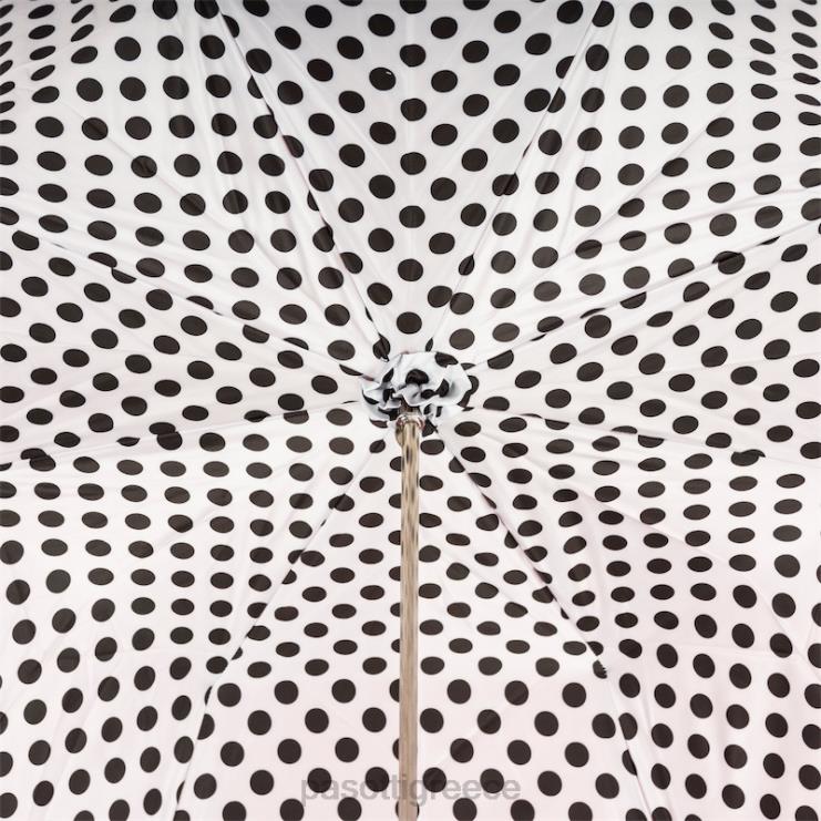 ομπρέλα | PASOTTI 189n 55874-2 u18 - φωτεινή κόκκινη ομπρέλα πουά διπλό ύφασμα 2N6B8471 γυναίκες